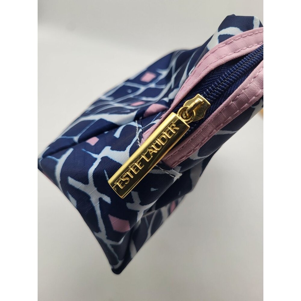Estee Lauder Cosmetic Makeup Pouch Bag Travel Pink Blue *READ - Picture 5 of 7